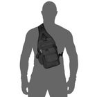Тактическая CamoTec сумка Gunner Sling 2.0 Black черная - изображение 2