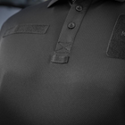 Тактическое поло M-Tac Elite Tactical Coolmax Black черное L - изображение 10