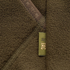 Тактическая M-Tac кофта Lite Microfleece Hoodie Army Olive олива L - изображение 5