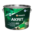 Фарба для вологих приміщень Eskaro Akrit 20 напівматова 9.5л