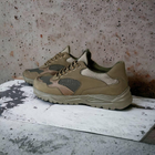 Тактичні кросівки пісок 3Д сітка олива Натуральна шкіра Win War 42 (27.5см) - зображення 2
