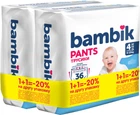Упаковка підгузків-трусиків Bambik&nbsp;Розмір 4&nbsp;9-15 кг&nbsp;36&nbsp;шт х 2 пачки (4823071664010)