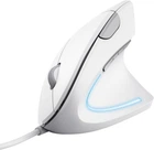 Trust Миша Verto Ergonomic, USB-A, Білий
