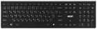 Acer Клавіатура OKR020, 109key, WL, EN/UKR/RU, чорний