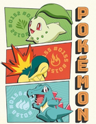 Postery GBeye Pokemon Portfolio Starters 9 szt (3665361133186) - obraz 4