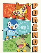 Postery GBeye Pokemon Portfolio Starters 9 szt (3665361133186) - obraz 6