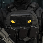 Нашивка Tiger M-Tac Laser Eyes Cut Black/Yellow/GID (пара) - изображение 15