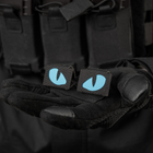 Нашивка Tiger M-Tac Laser Eyes Cut Black/Blue/GID (пара) - изображение 7