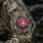 Нашивка Медвідь Pink/Black Paramedic M-Tac (вышивка) - изображение 12