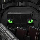 M-Tac нашивка Tiger Eyes Laser Cut (пара) Black/Green/GID - зображення 8