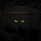 M-Tac нашивка Cat Eyes Laser Cut Coyote/Green/GID - зображення 4