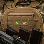 M-Tac нашивка Cat Eyes Laser Cut Coyote/Green/GID - зображення 7