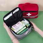 Аптечка, сумка-органайзер для медикаментів Сіра ( код: IBH046S ) - зображення 3