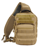 Тактична сумка-рюкзак Brandit-Wea US Cooper sling medium(8036-70-OS) camel, 8L