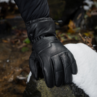 Перчатки кожаные зимние M-Tac M Black - изображение 7