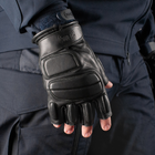 Перчатки кожаные беспалые Tactical Mk.1 M-Tac M Black Assault - изображение 7