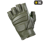 Перчатки кожаные беспалые Tactical Olive Mk.1 M-Tac Assault 2XL - изображение 3