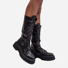 Жіночі чоботи Zoraida 38 Чорні (5905677926095) - зображення 1
