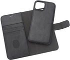 Чохол-книжка RadiCover Radiation Protection Wallet Vegan Leather 2в1 Magsafe для Apple iPhone 15 Black (5712869102850) - зображення 1