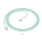 Кабель для зарядки телефона Hoco X104 Type-C to Type-C 60W 100 см Зелений