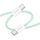 Кабель HOCO Source 60W charging data Cable Type-C to Type-C X104 |2M| green