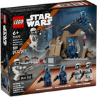 Zestaw klocków LEGO Star Wars Zasadzka na Mandalorze — zestaw bitewny 109 elementów (75373)