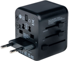 Мережевий зарядний пристрій Verbatim Travel Adapter 12W 2 x USB-A UTA-1 Black (23942495437) - зображення 3