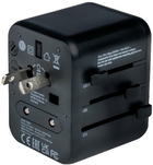 Мережевий зарядний пристрій Verbatim Travel Adapter 12W 2 x USB-A UTA-1 Black (23942495437) - зображення 4