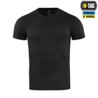 Летняя футболка M-Tac реглан потоотводящая Summer Black черная L - изображение 2
