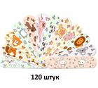Медичний класичний пластир "Funny G" набір дитячих лейкопластирів з малюнками 120 шт (84016659) - зображення 1