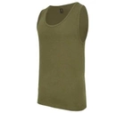 Тактическая майка, футболка без рукавов армейская 100% хлопка Brandit Tank Top олива S - изображение 5