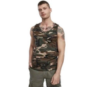 Тактическая майка, футболка без рукавов армейская 100% хлопка Brandit Tank Top Woodland 5XL - изображение 3