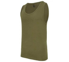 Тактическая майка, футболка без рукавов армейская 100% хлопка Brandit Tank Top олива 5XL - изображение 5