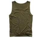 Тактическая майка, футболка без рукавов армейская 100% хлопка Brandit Tank Top олива M - изображение 6