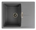 Кухонна мийка Platinum 6250 ZIRKONE Сірий металік (SP000040792)