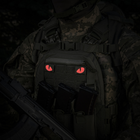 Нашивка M-Tac Tiger Eyes Laser Cut (пара) Ranger Green/Red/GID - изображение 5