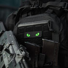 Нашивка M-Tac Laser Eyes Cut Cat Black/Green/GID - зображення 7