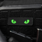 Нашивка M-Tac Laser Eyes Cut Cat Black/Green/GID - зображення 8