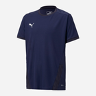 T-shirt chłopięcy sportowy Puma teamGOAL 23 70416006 164 cm Granatowy (4062451202361) - obraz 1