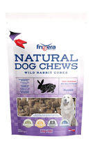 Ласощі для собак Frigera Natural Dog Chews Кубики кролика 250 г (4022858618523) - зображення 1