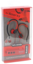 Słuchawki Fiesta Earphones MS-808B Red (FIS915R) - obraz 1