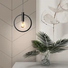 Cветильник подвесной MSK Electric Asket под лампу Е27 NL 3033 BK черный