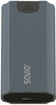 Obudowa zewnętrzna Savio External M.2 SSD NVMe Enclosure, AK-67 Grey (5901986048183) - obraz 3