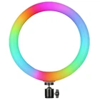 Кільцева селфі лампа з Led підсвічуванням RGB MJ26 26 cm з тримачем від USB