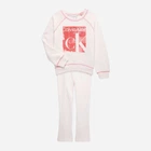 Дитяча тепла піжама для дівчинки Calvin Klein 465291559 104 см Рожева (1159804394)