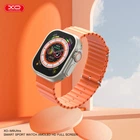 Розумний смарт-годинник XO M9 Ultra AMOLED Call Watch Sport Edition для спорту та дзвінків помаранчевий