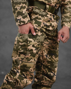 Тактический уставной костюм 4в1 штаны+китель+кепка+ремень XL пиксель (87481) - изображение 9