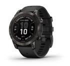 Смарт-годинник GARMIN Fenix 7 Pro Sapphire Solar Carbon G. DLC Tit. with Black Band (010-02777-10/11)