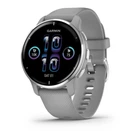 Смарт-годинник GARMIN Venu 2 Plus Silver S. Steel Bezel w. Powder G. Case and S. Band (010-02496-00/10)