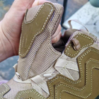 Тактичні кросівки літні Military 106 койот шкіряні сітка 43 - зображення 9